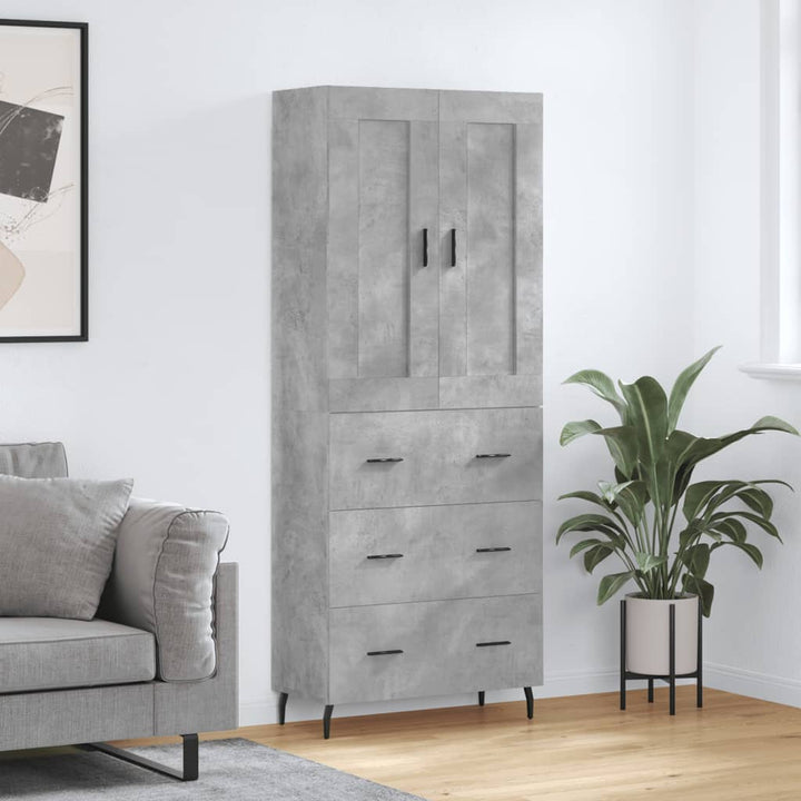 Högskåp 69,5X34X180 Cm Konstruerat Trä