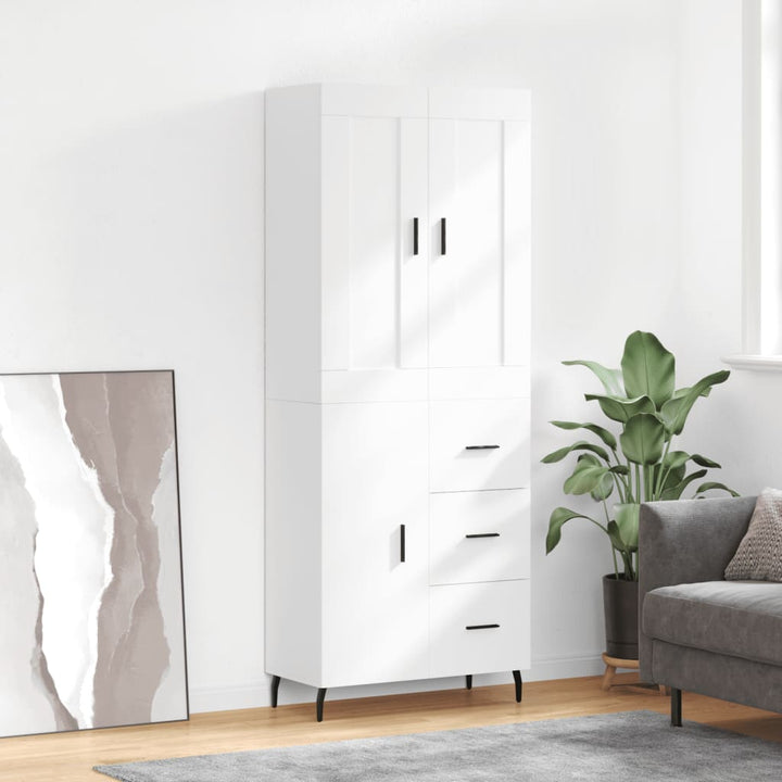 Högskåp 69,5X34X180 Cm Konstruerat Trä