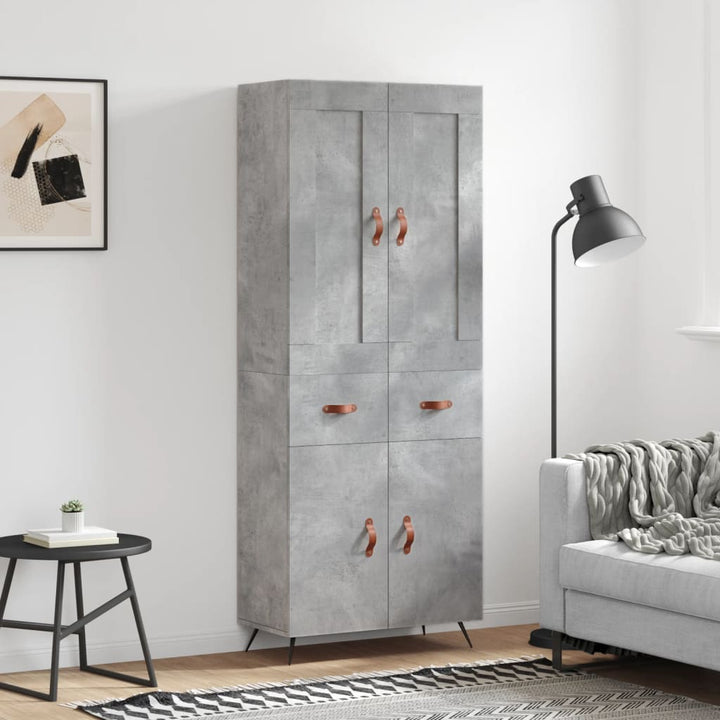 Högskåp 69,5X34X180 Cm Konstruerat Trä