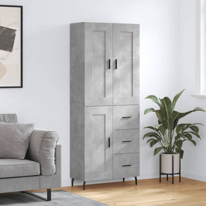 Högskåp 69,5X34X180 Cm Konstruerat Trä