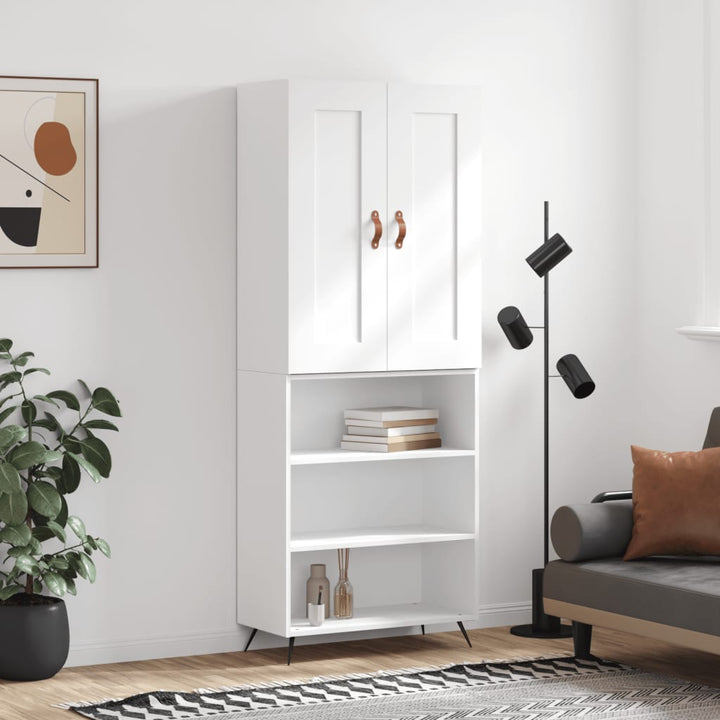 Högskåp 69,5X34X180 Cm Konstruerat Trä