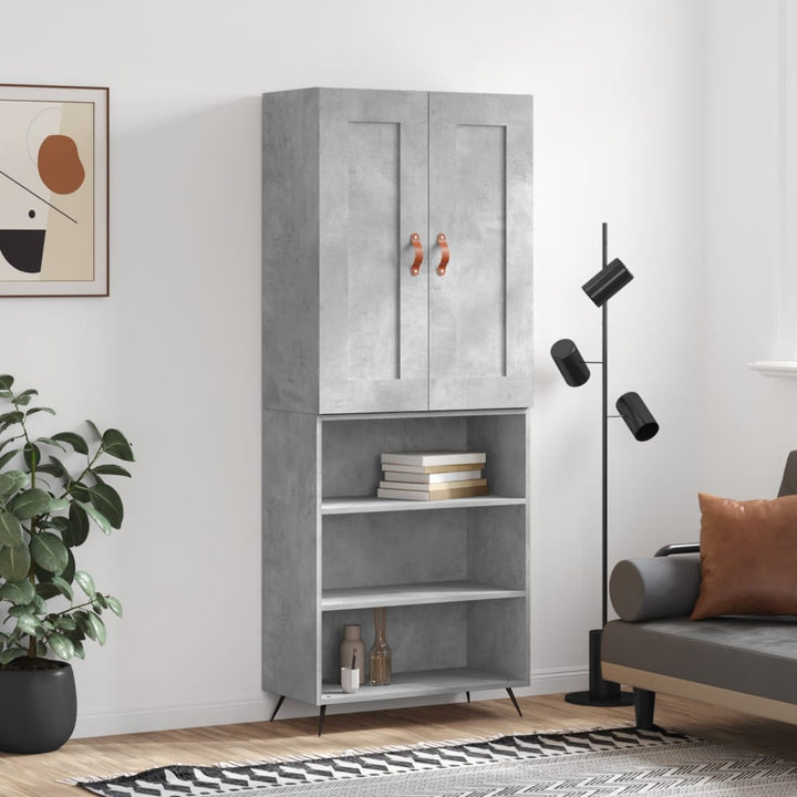 Högskåp 69,5X34X180 Cm Konstruerat Trä