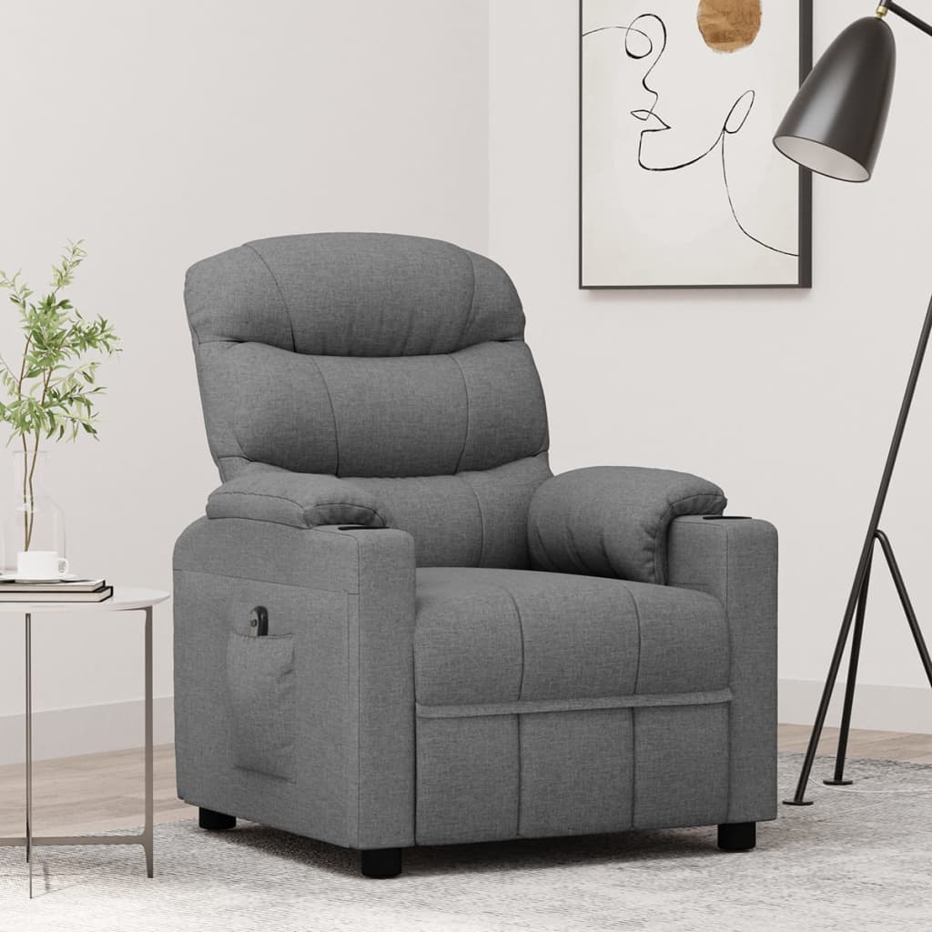 Elektrisk Reclinerfåtölj Tyg