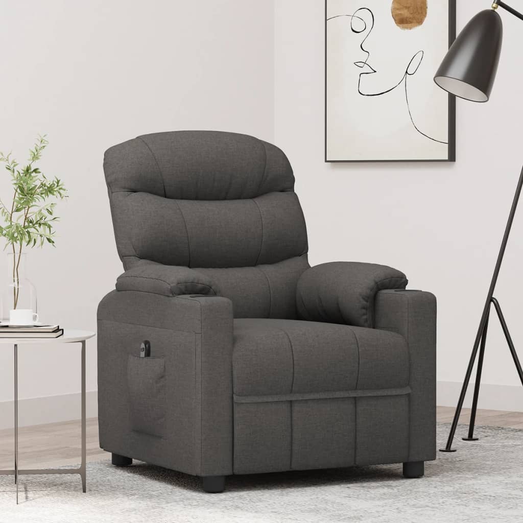 Elektrisk Reclinerfåtölj Tyg