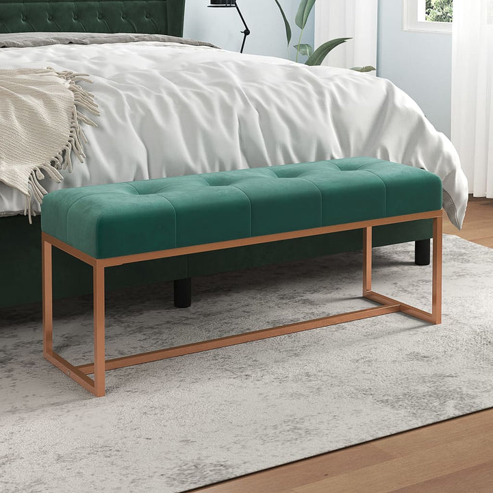 Bänk Senaps 110X36X45 Cm Sammet