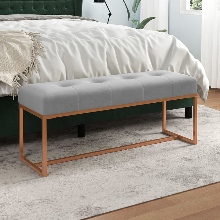 Bänk Senaps 110X36X45 Cm Sammet
