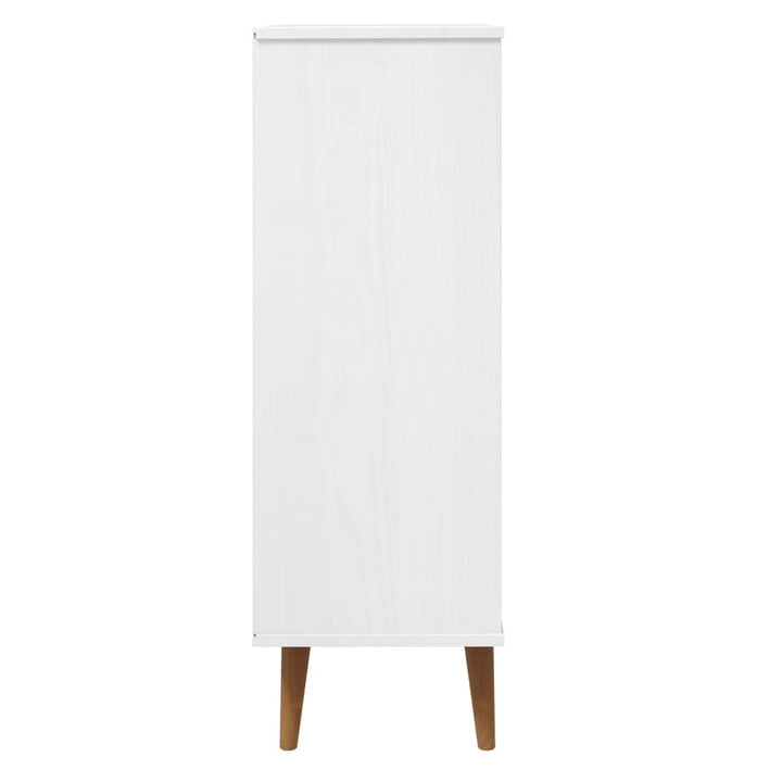 Skoskåp Molde 59,5X35X103 Cm Massiv Furu