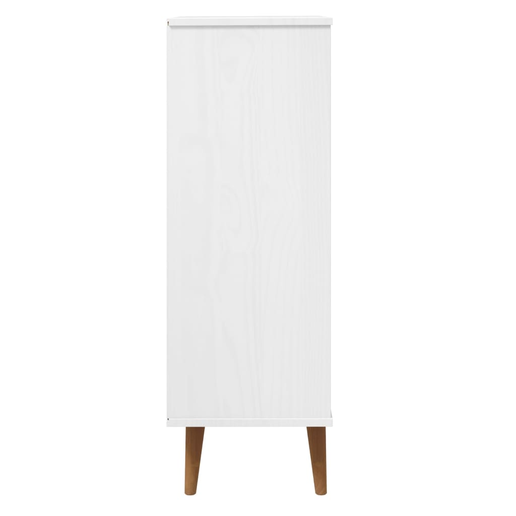 Skoskåp Molde 59,5X35X103 Cm Massiv Furu