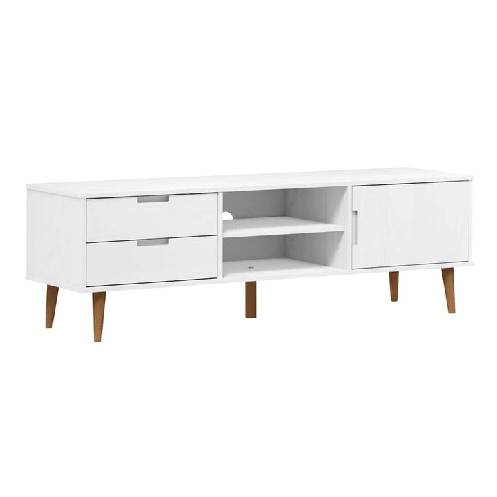 Tv-Bänk Molde 158X40X49 Cm Massiv Furu