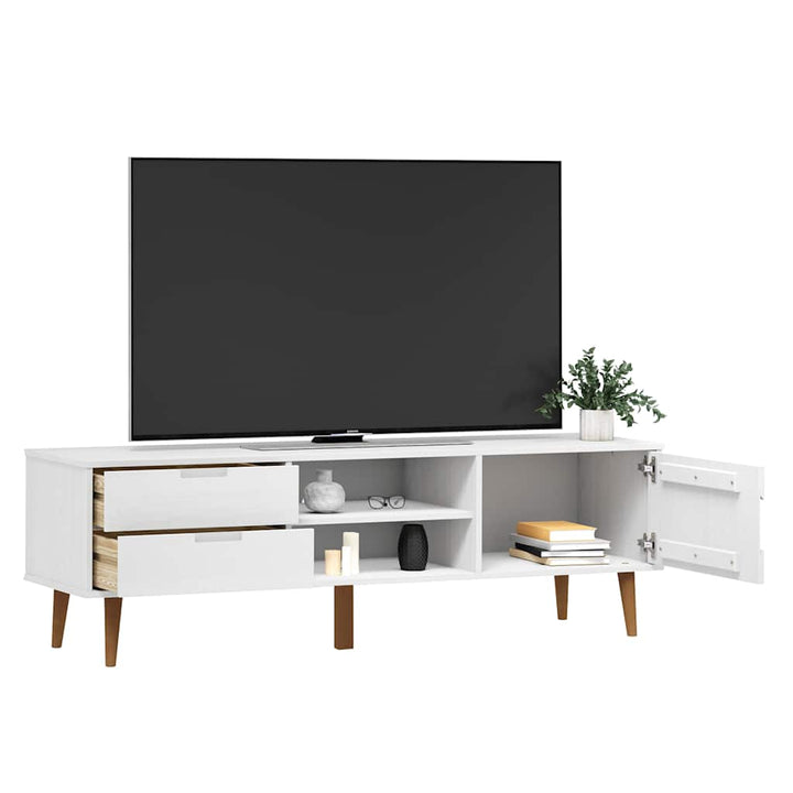 Tv-Bänk Molde 158X40X49 Cm Massiv Furu