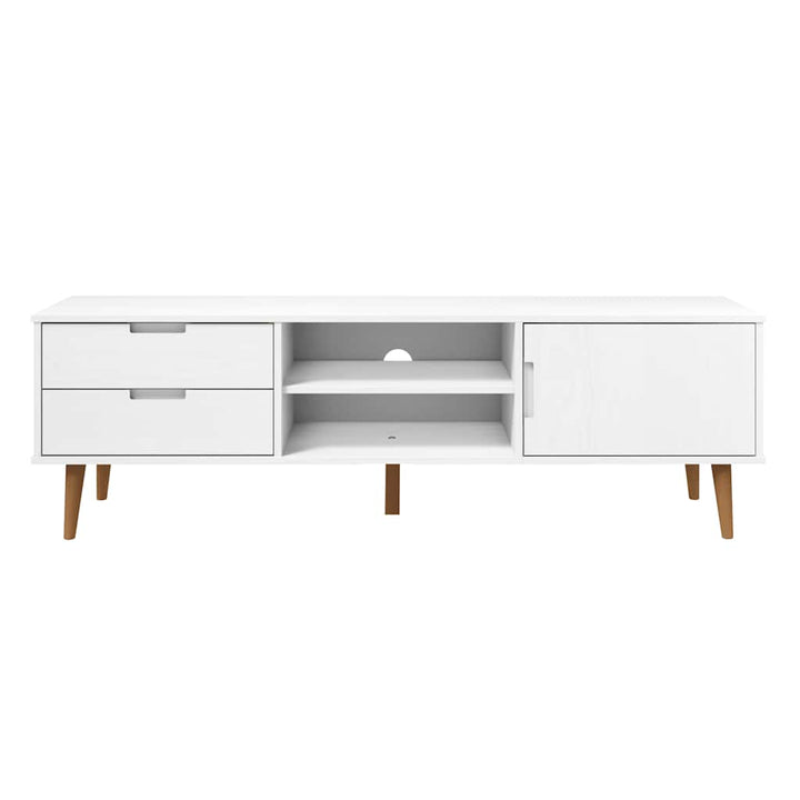 Tv-Bänk Molde 158X40X49 Cm Massiv Furu