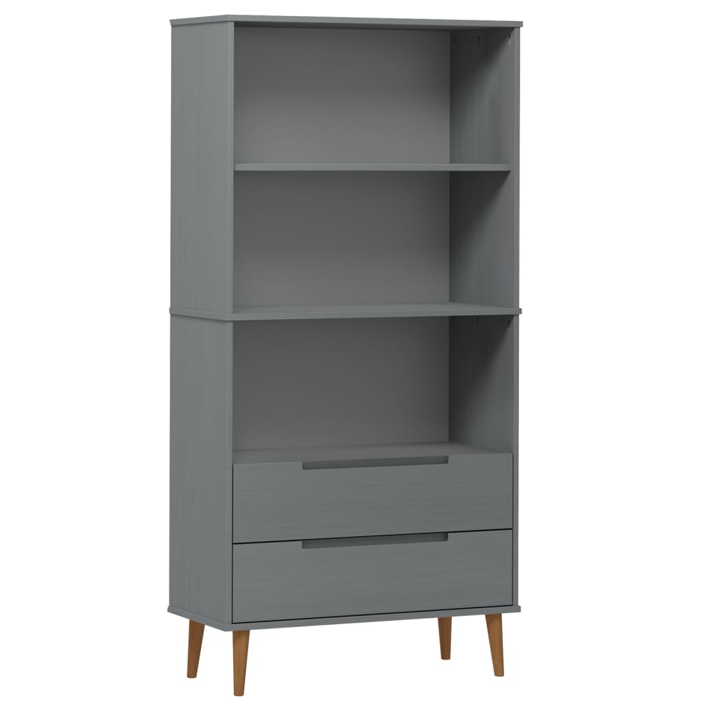 Bokhylla Molde 85X35X170,5 Cm Massiv Furu