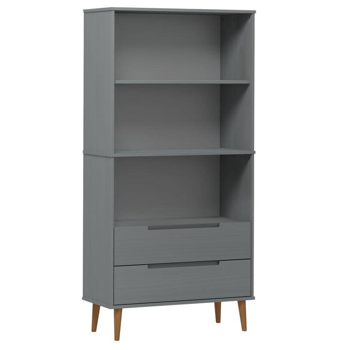 Bokhylla Molde 85X35X170,5 Cm Massiv Furu