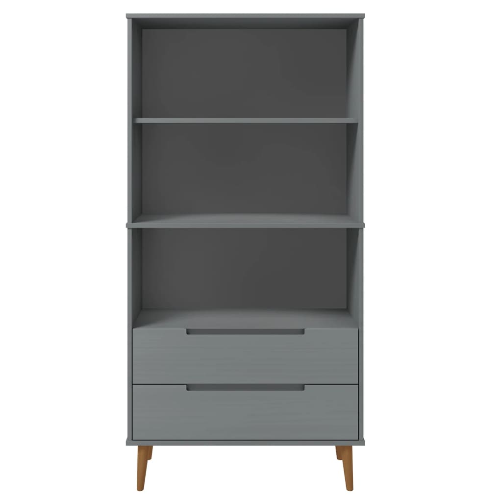 Bokhylla Molde 85X35X170,5 Cm Massiv Furu