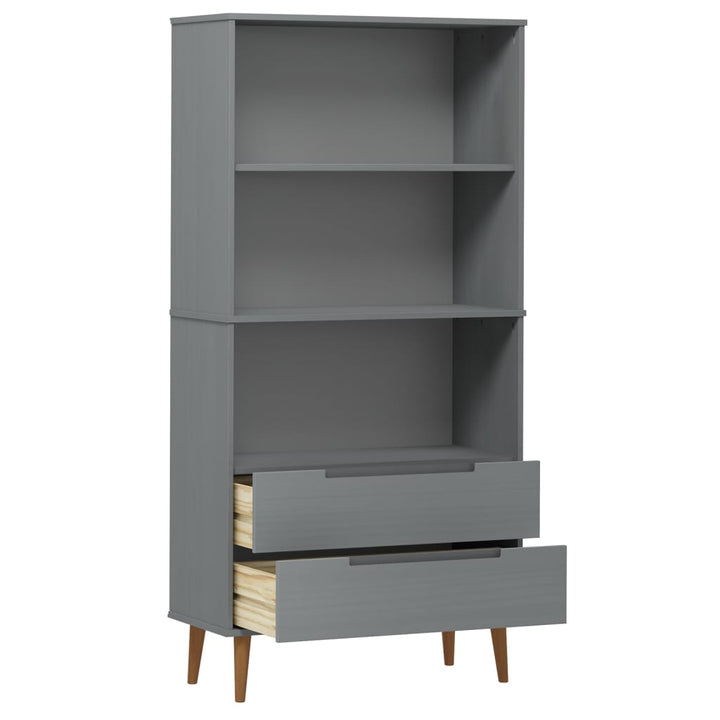 Bokhylla Molde 85X35X170,5 Cm Massiv Furu