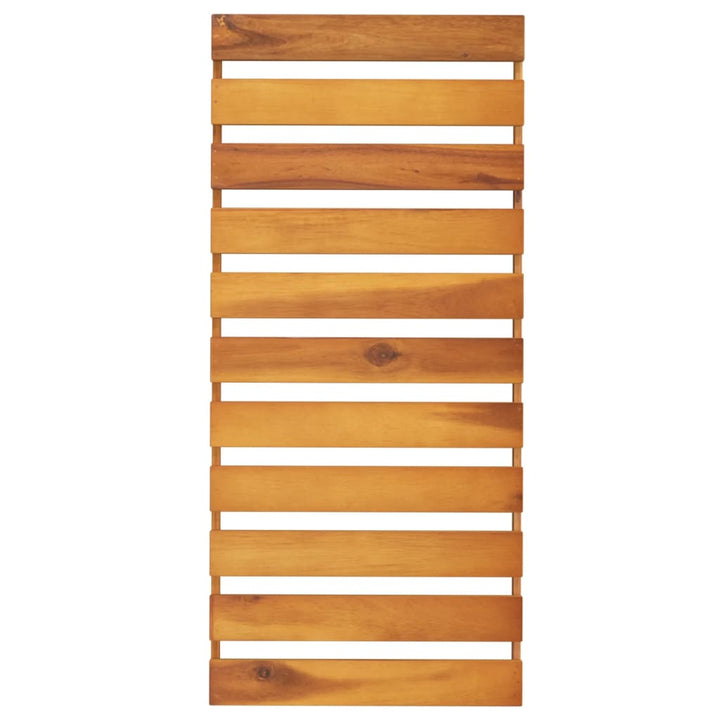 Hopfällbar Hylla 3 Hyllplan 70X31X63 Cm Massivt Akaciaträ