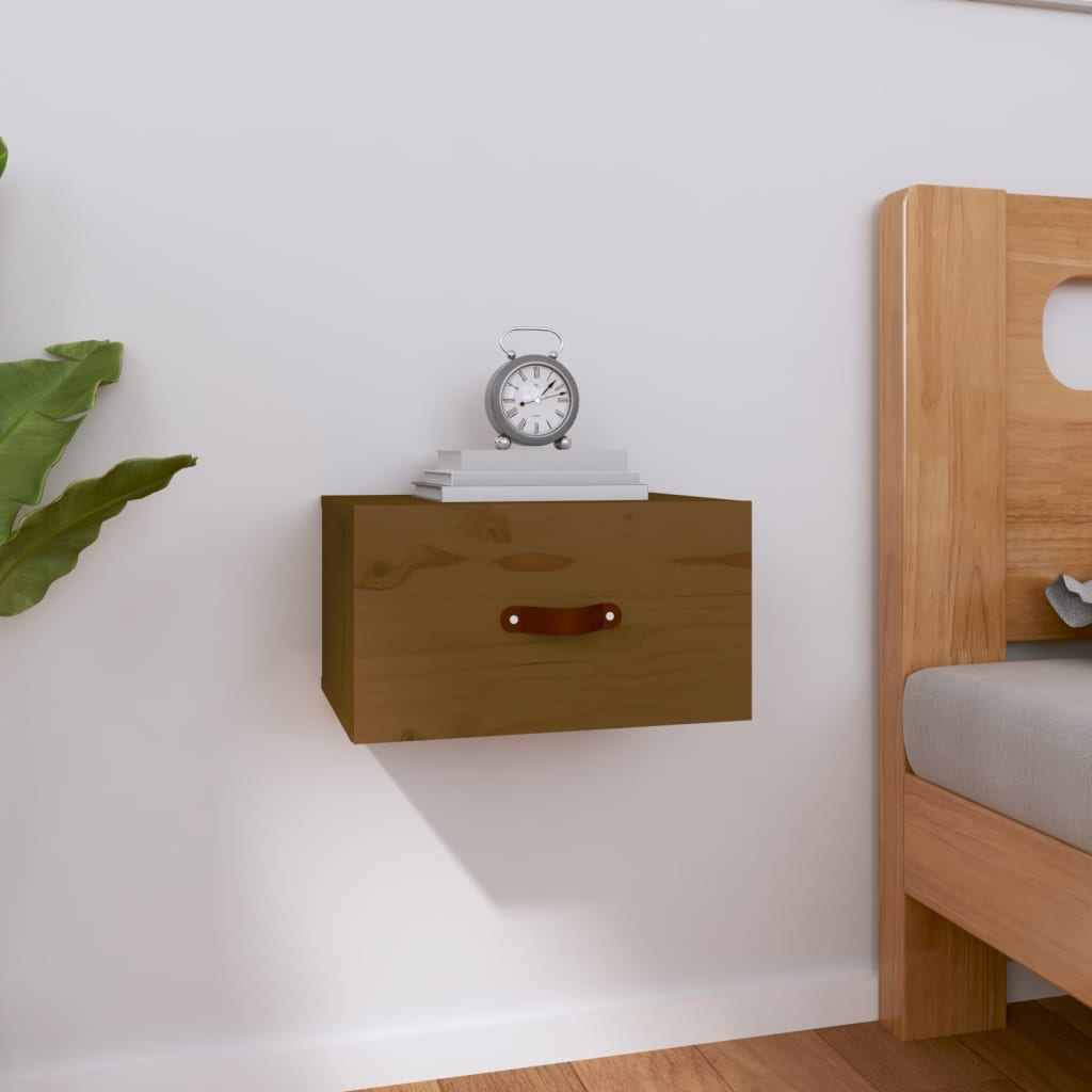 Väggmonterade Sängbord 40X29,5X22 Cm