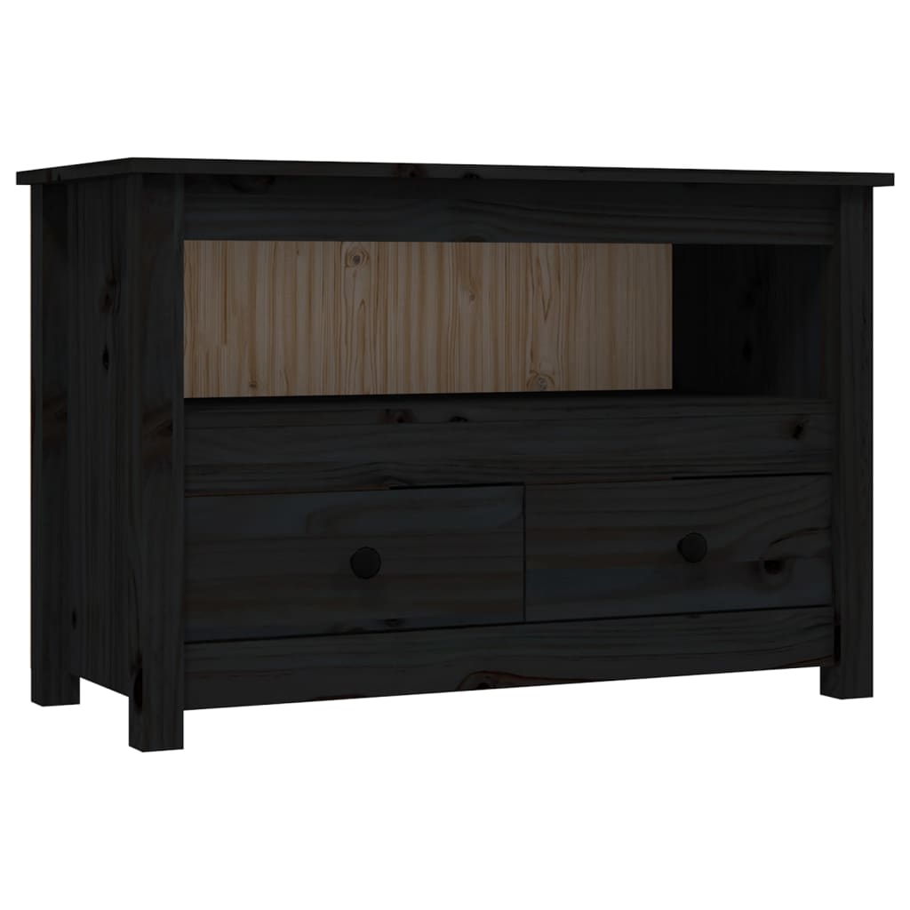 Tv-Bänk 79X35X52 Cm Massiv Furu