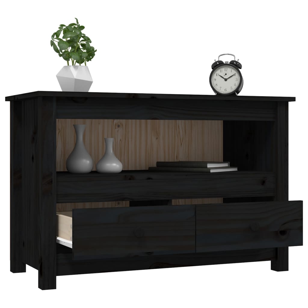 Tv-Bänk 79X35X52 Cm Massiv Furu