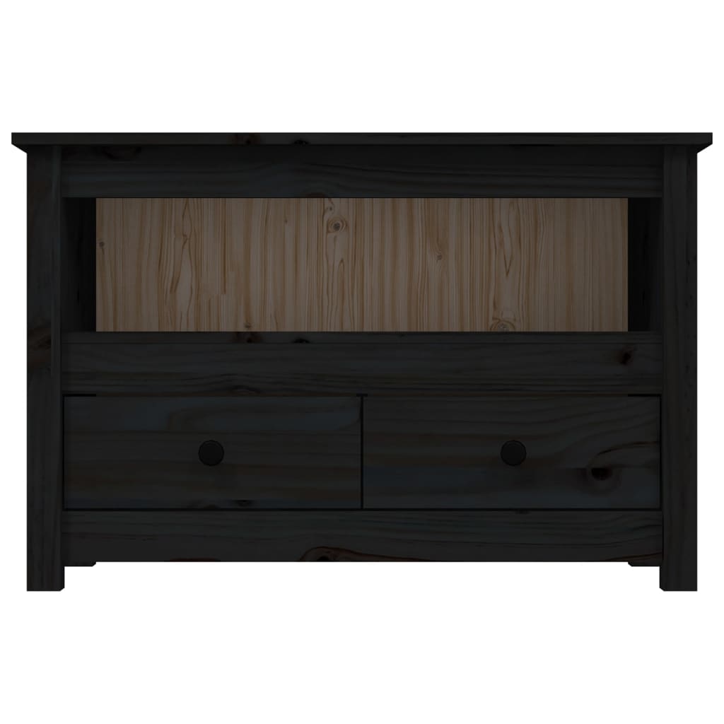Tv-Bänk 79X35X52 Cm Massiv Furu