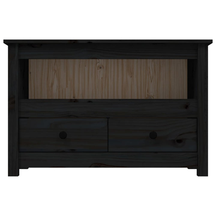 Tv-Bänk 79X35X52 Cm Massiv Furu