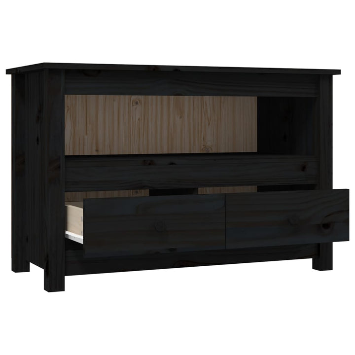 Tv-Bänk 79X35X52 Cm Massiv Furu