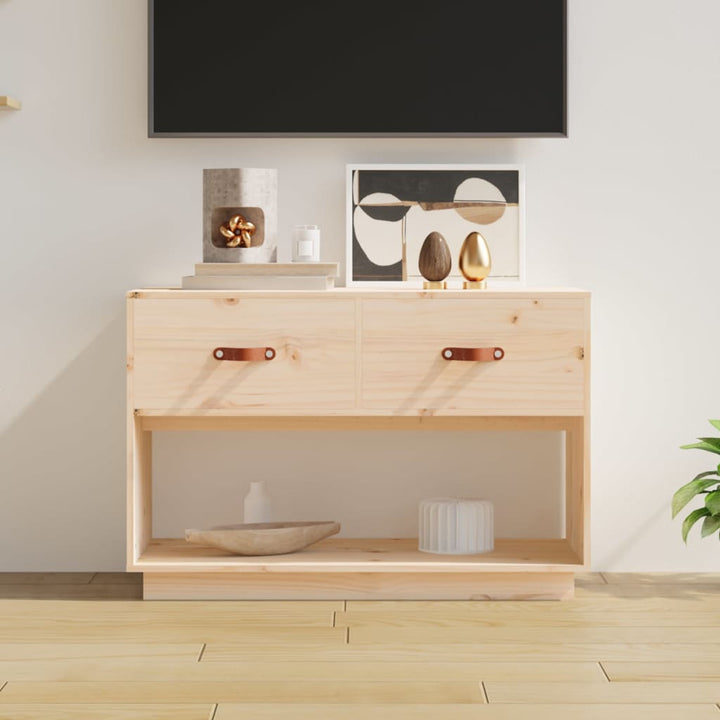 Tv-Bänk 90X40X60 Cm Massiv Furu