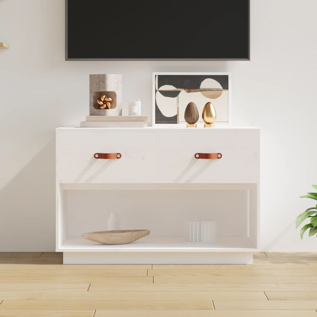 Tv-Bänk 90X40X60 Cm Massiv Furu