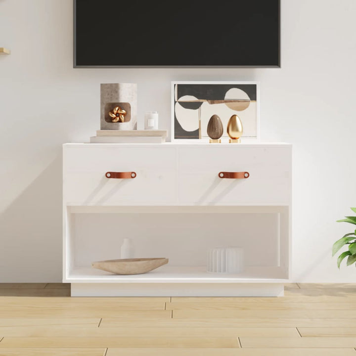 Tv-Bänk 90X40X60 Cm Massiv Furu