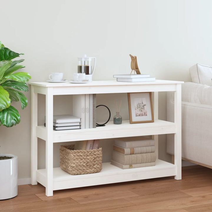 Konsolbord 80X40X74 Cm Massiv Furu