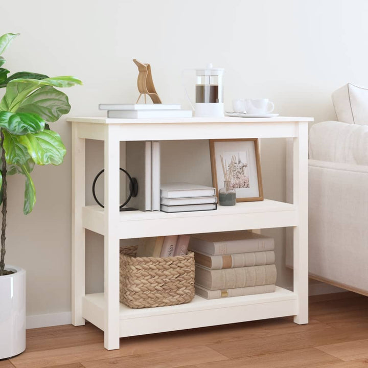 Konsolbord 80X40X74 Cm Massiv Furu
