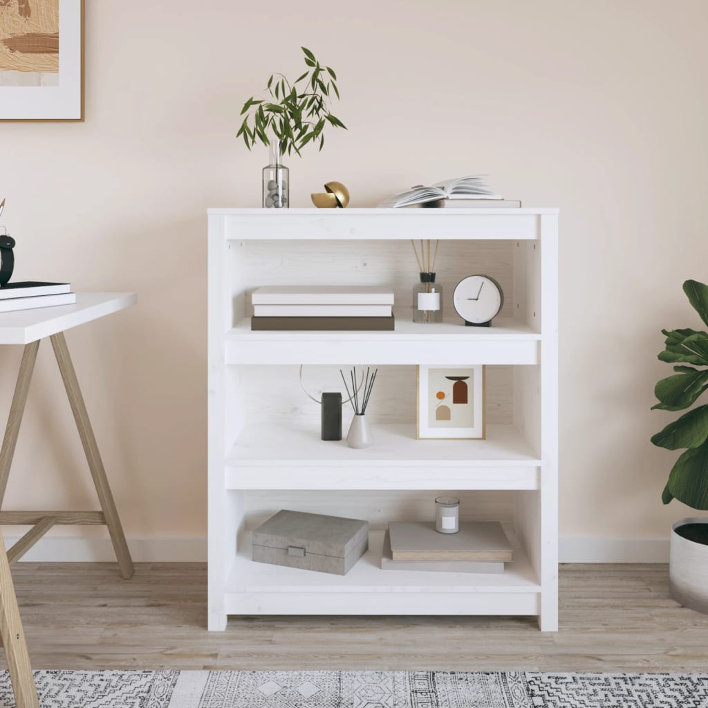 Bokhylla 80X35X Massiv Furu