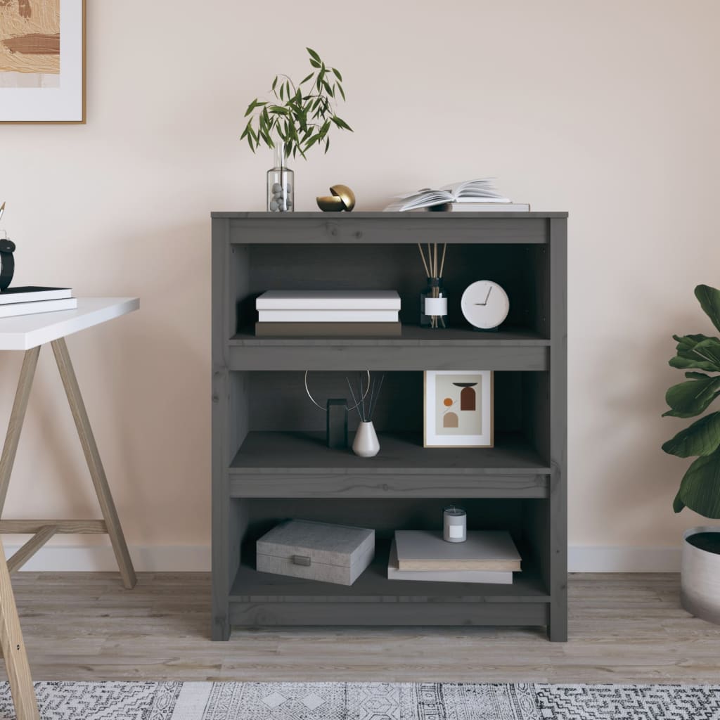 Bokhylla 80X35X Massiv Furu