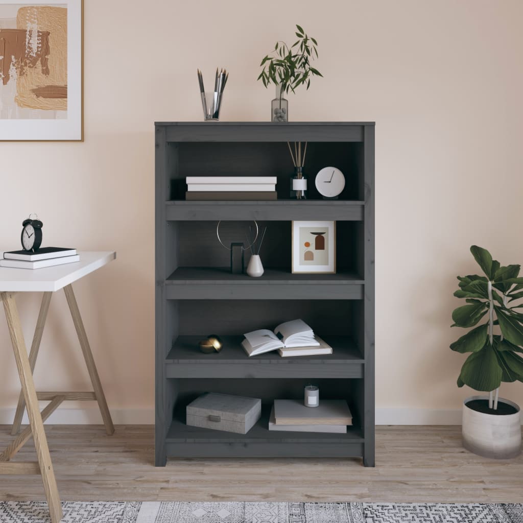 Bokhylla 80X35X Massiv Furu
