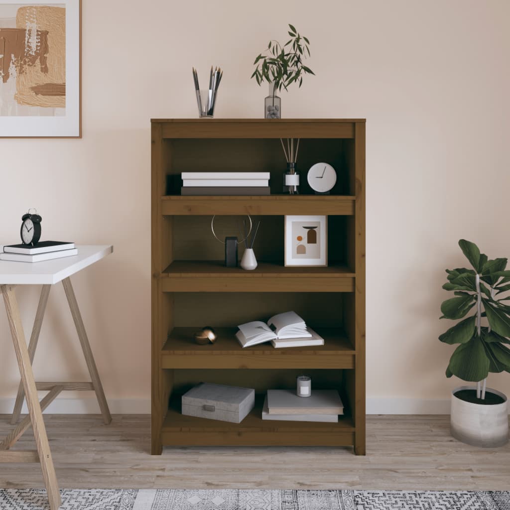 Bokhylla 80X35X Massiv Furu