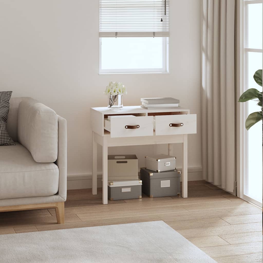 Konsolbord 76,5X40X75 Cm Massiv Furu