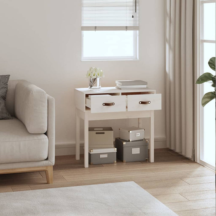 Konsolbord 76,5X40X75 Cm Massiv Furu