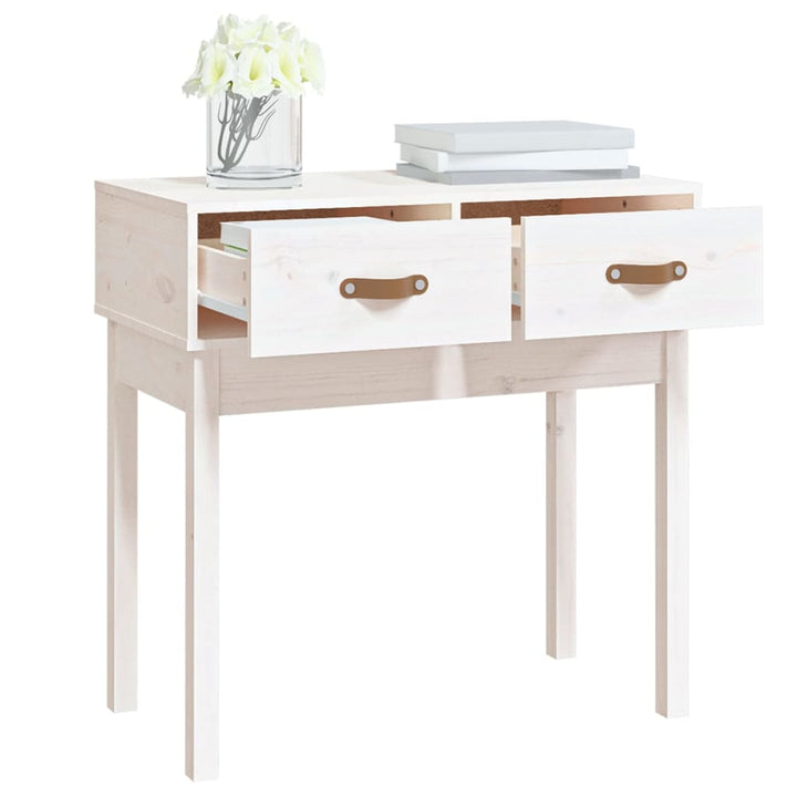 Konsolbord 76,5X40X75 Cm Massiv Furu