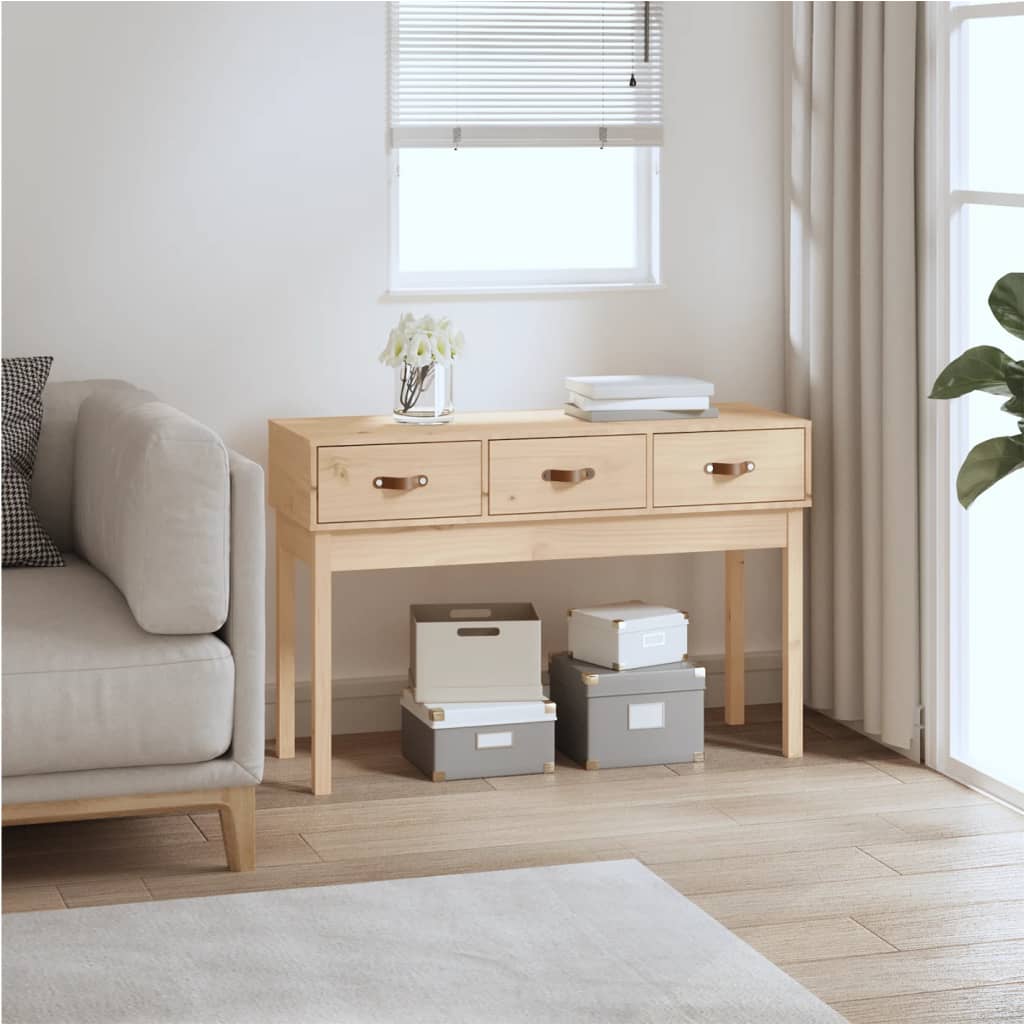 Konsolbord 76,5X40X75 Cm Massiv Furu