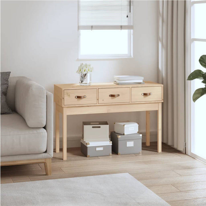 Konsolbord 76,5X40X75 Cm Massiv Furu