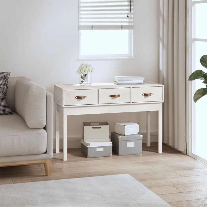 Konsolbord 76,5X40X75 Cm Massiv Furu