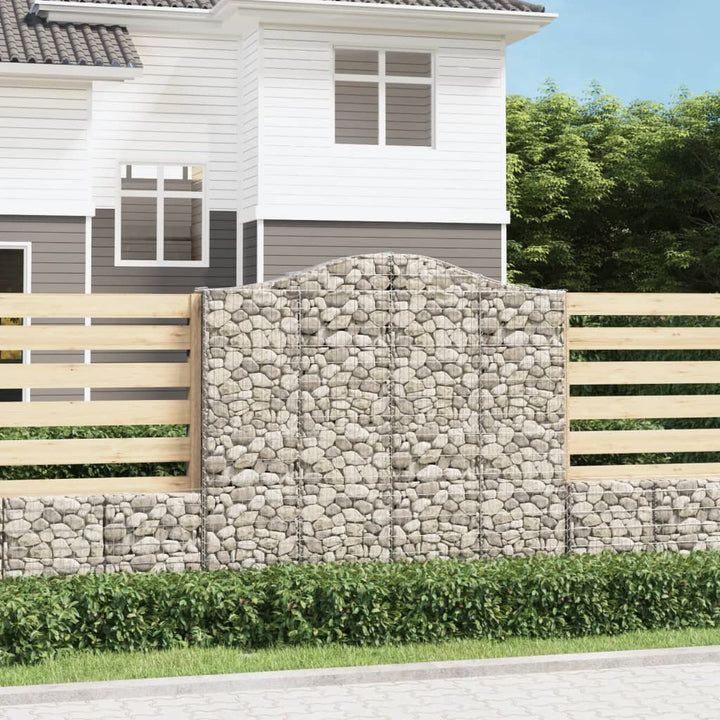 Gabioner Bågformade 25 St Galvaniserat Järn