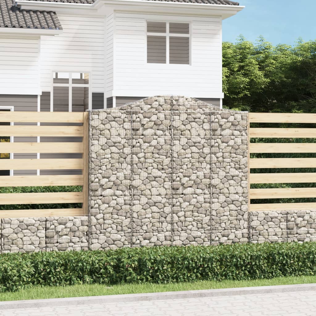 Gabioner Bågformade 25 St Galvaniserat Järn