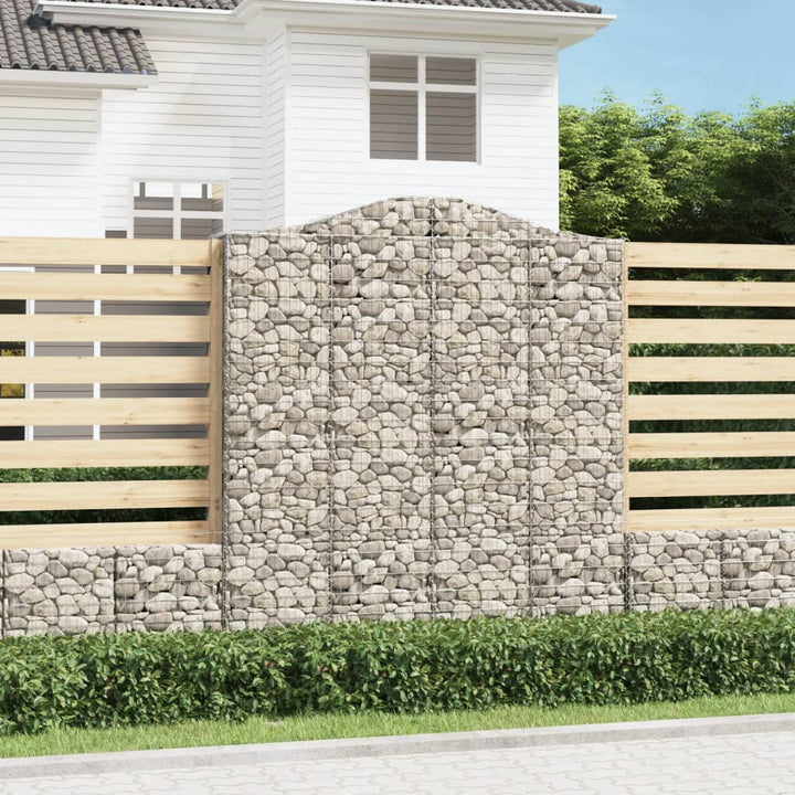 Gabioner Bågformade 25 St Galvaniserat Järn