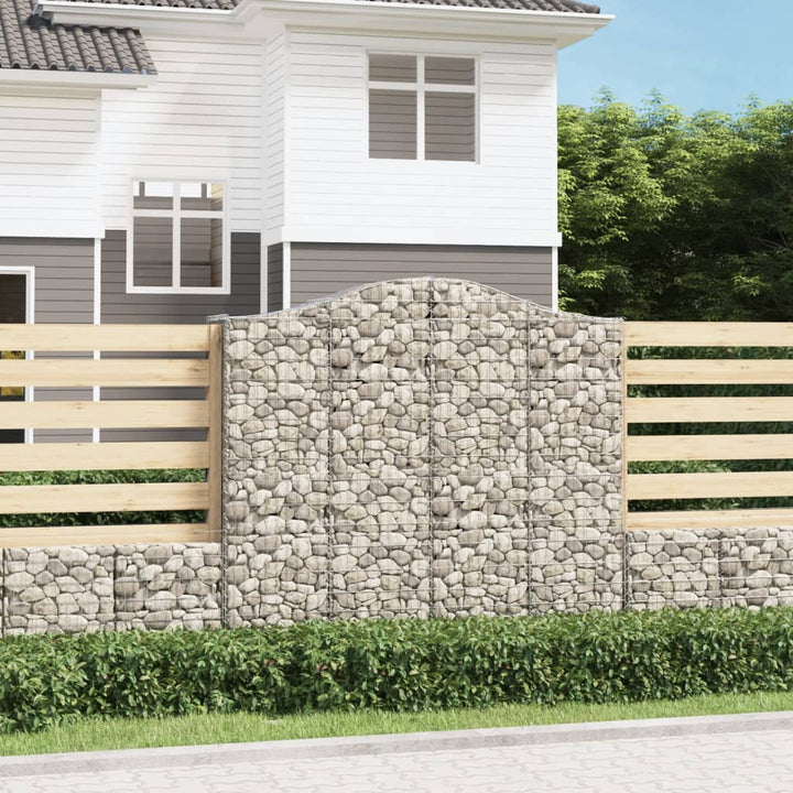 Gabioner Bågformade 25 St Galvaniserat Järn