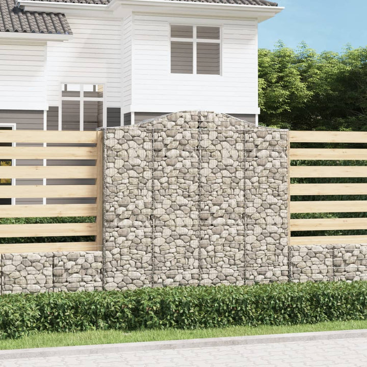 Gabioner Bågformade 25 St Galvaniserat Järn