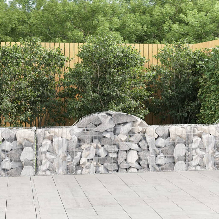 Gabioner Bågformade 30 St Galvaniserat Järn