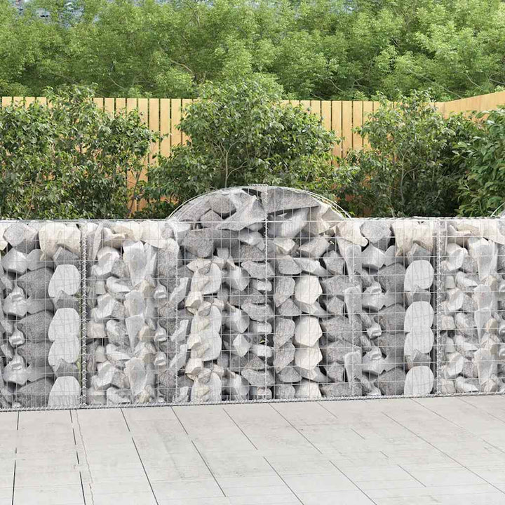 Gabioner Bågformade 30 St Galvaniserat Järn