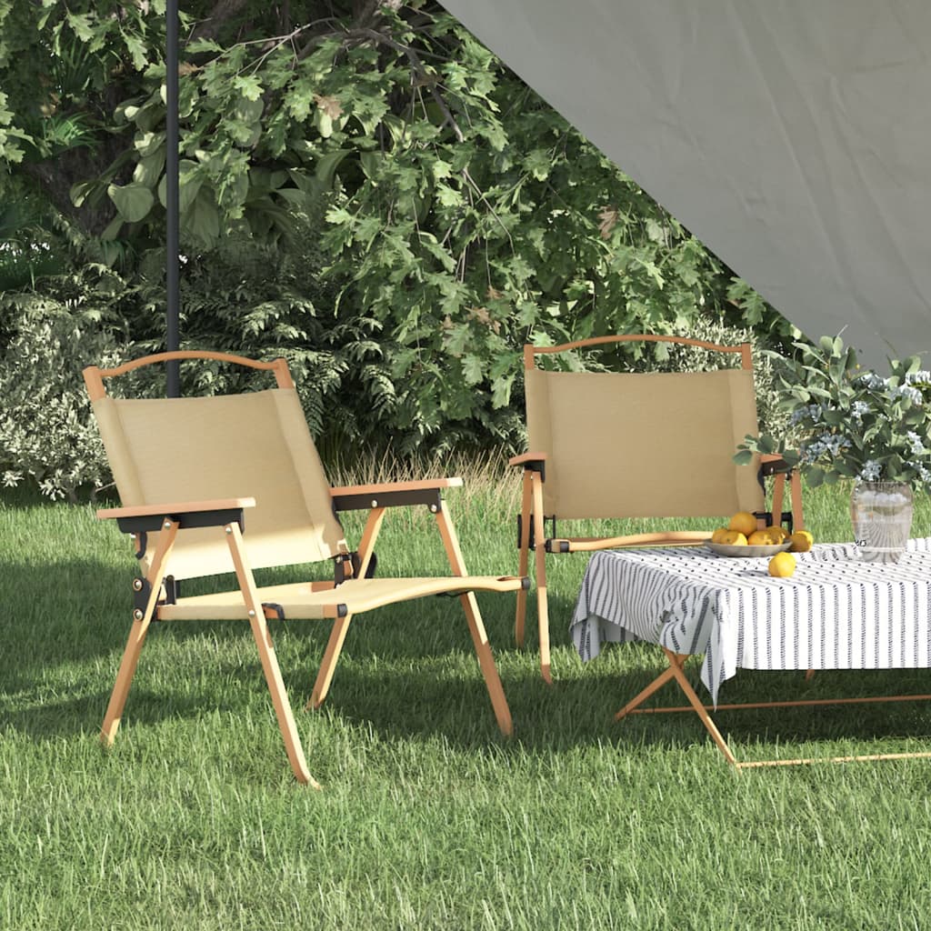 Campingstolar 2 St 54X43X59Cm Oxfordtyg