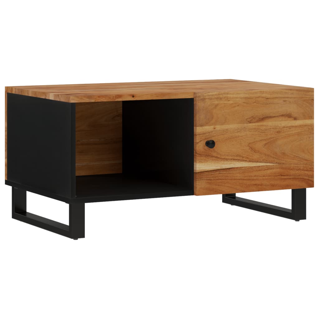 Soffbord 80X50X40 Cm Massivt Akaciaträ Och Konstruerat Trä